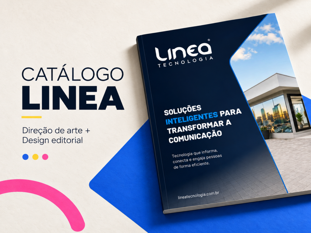 Capa do projeto Catálogo de soluções Linea
