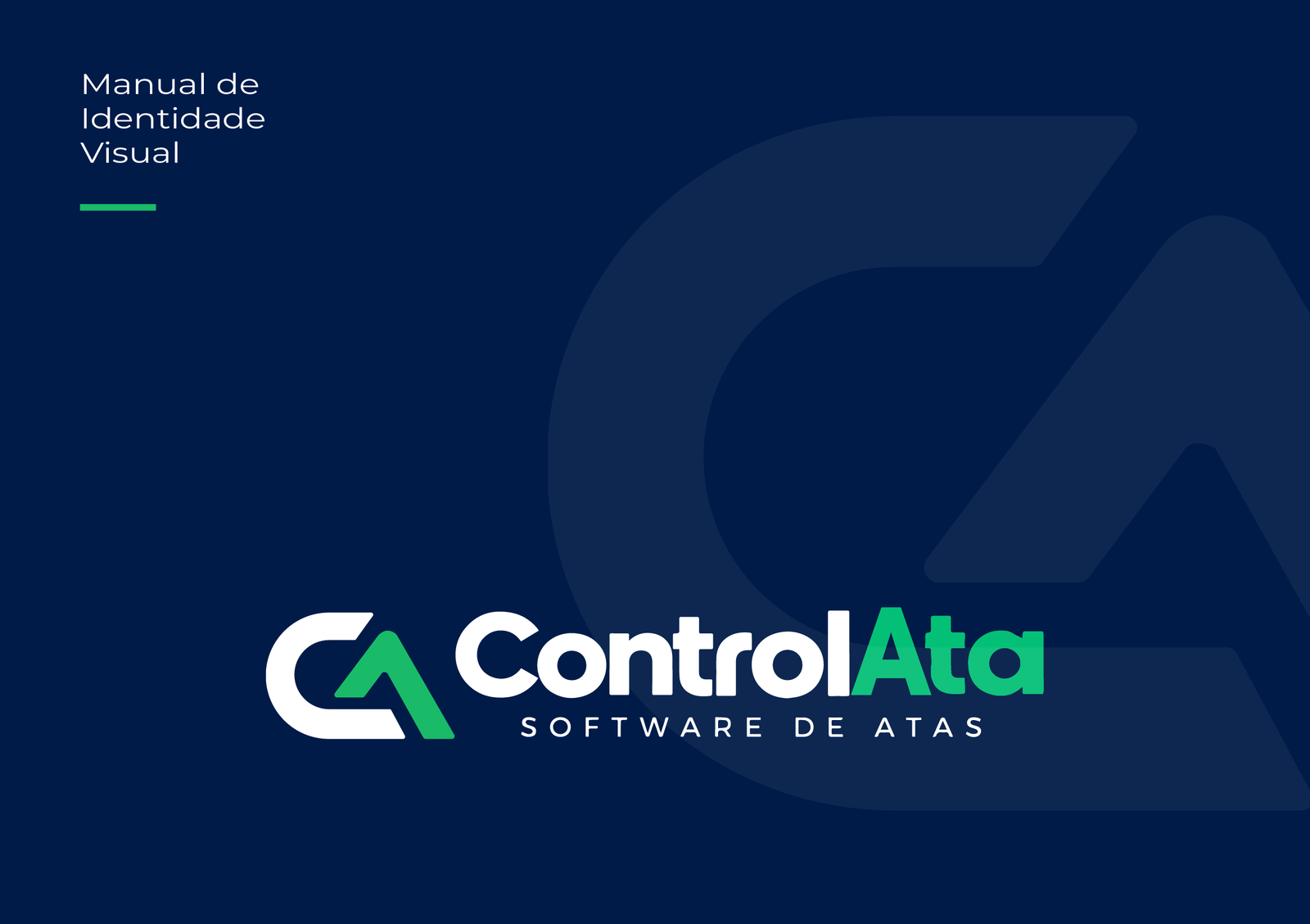Capa do projeto Software de Controle de Atas